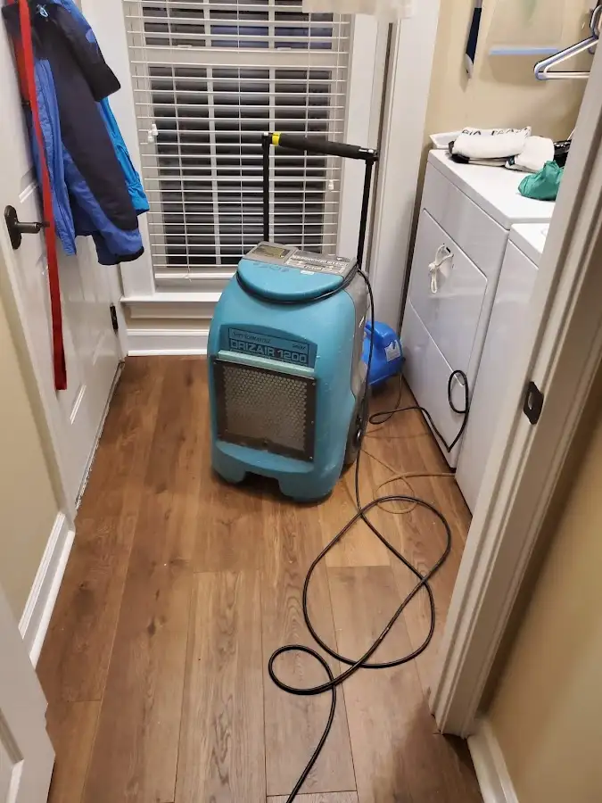 Commercial dehumidifier deployed for Flood Damage Cleanup in West Loch Estate