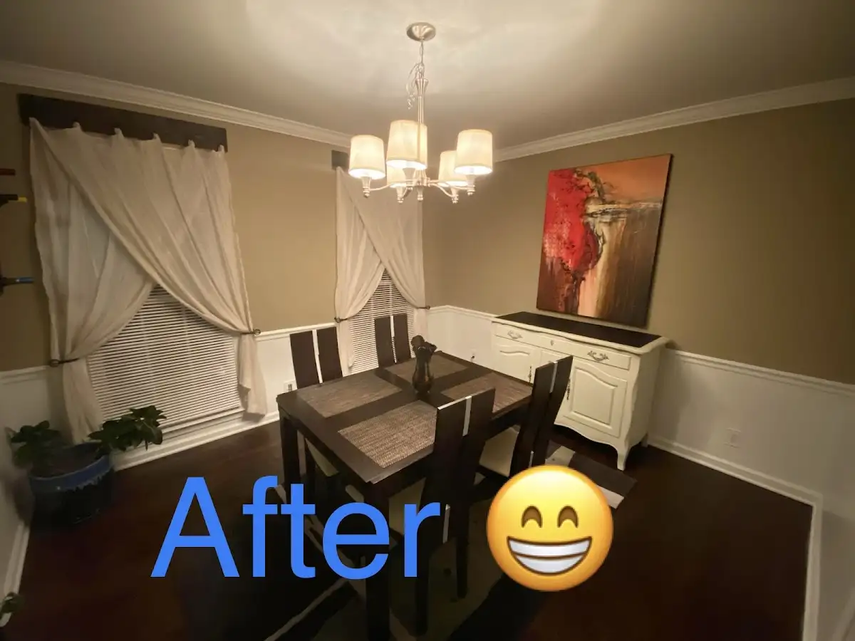 Professional dining room restoration after water damage in West Loch Estate