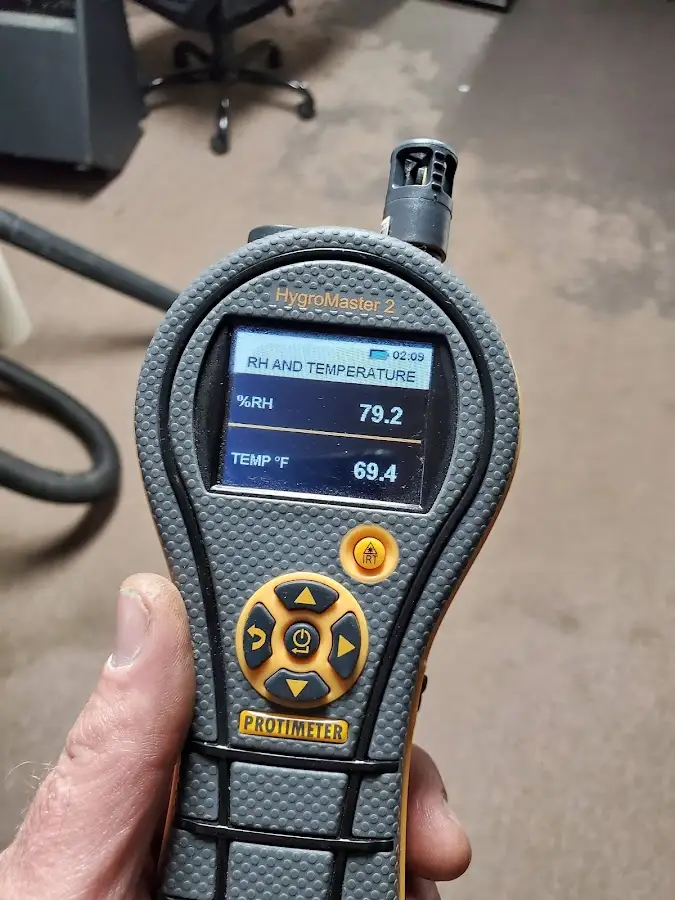 Moisture meter humidity assessment for Fire & Smoke Damage Restoration in West Loch Estate